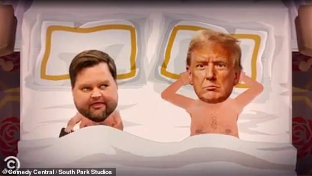 Donald Trump y JD Vance ‘ofenden’ a los fanáticos del sexo gráfico perturbador en el nuevo episodio de South Park