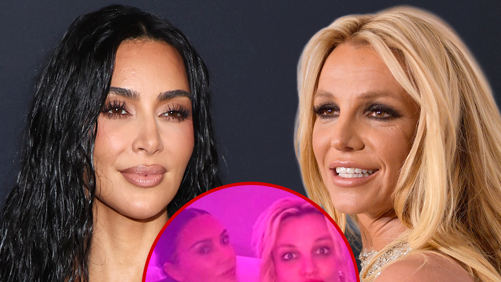 Kim y Khloe Kardashian salen con Britney Spears