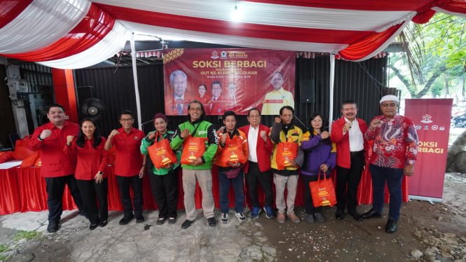 En el 61 aniversario de Golkar, SOKSI distribuirá 5.000 paquetes de alimentos básicos a la comunidad