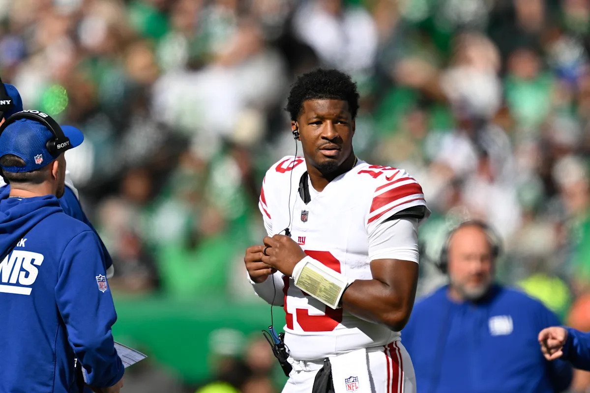 Se espera que los Giants inicien a Jameis Winston sobre Russell Wilson si Jackson Dart no puede jugar