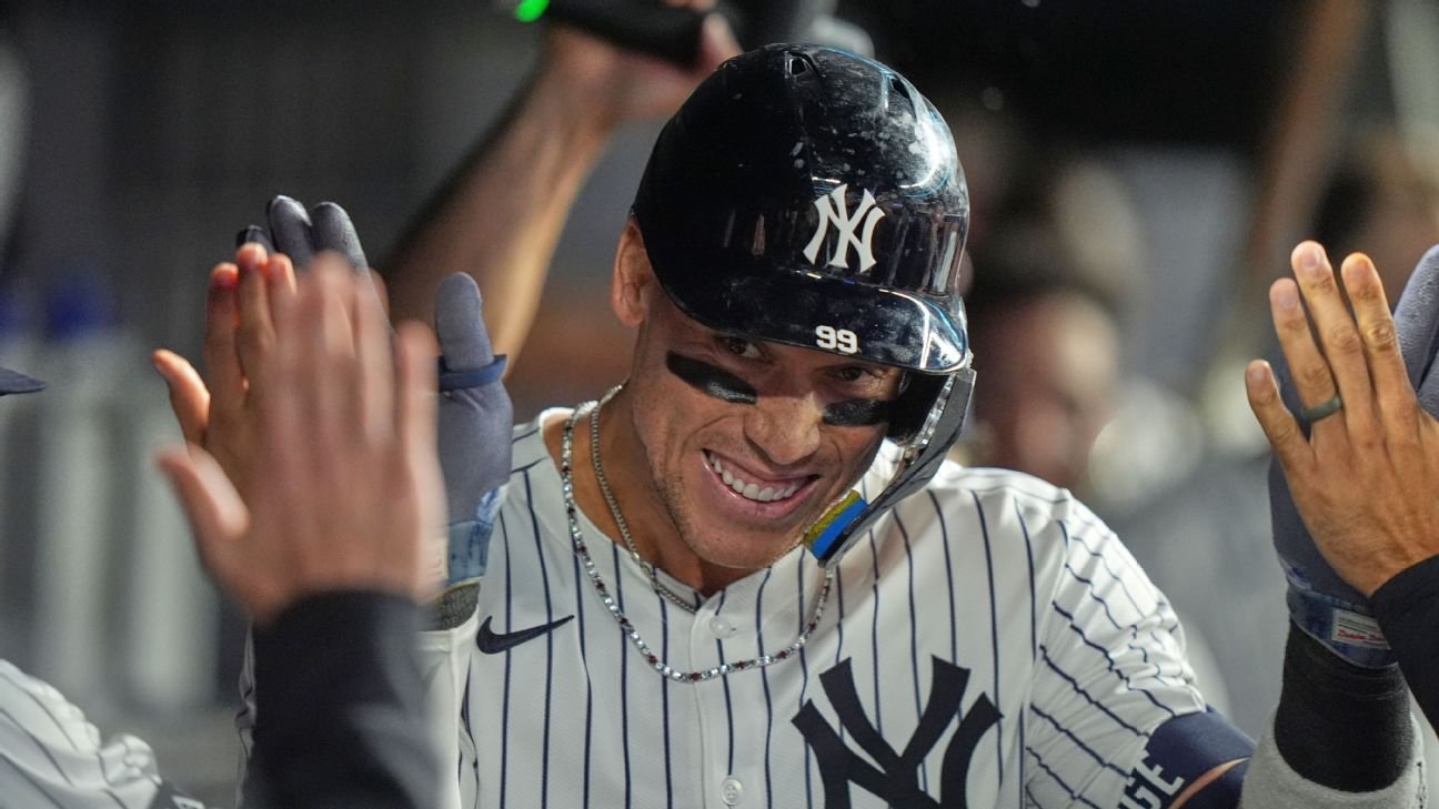 Aaron Judge de los Yankees ganó el MVP de la Liga Americana por tercera vez en cuatro años