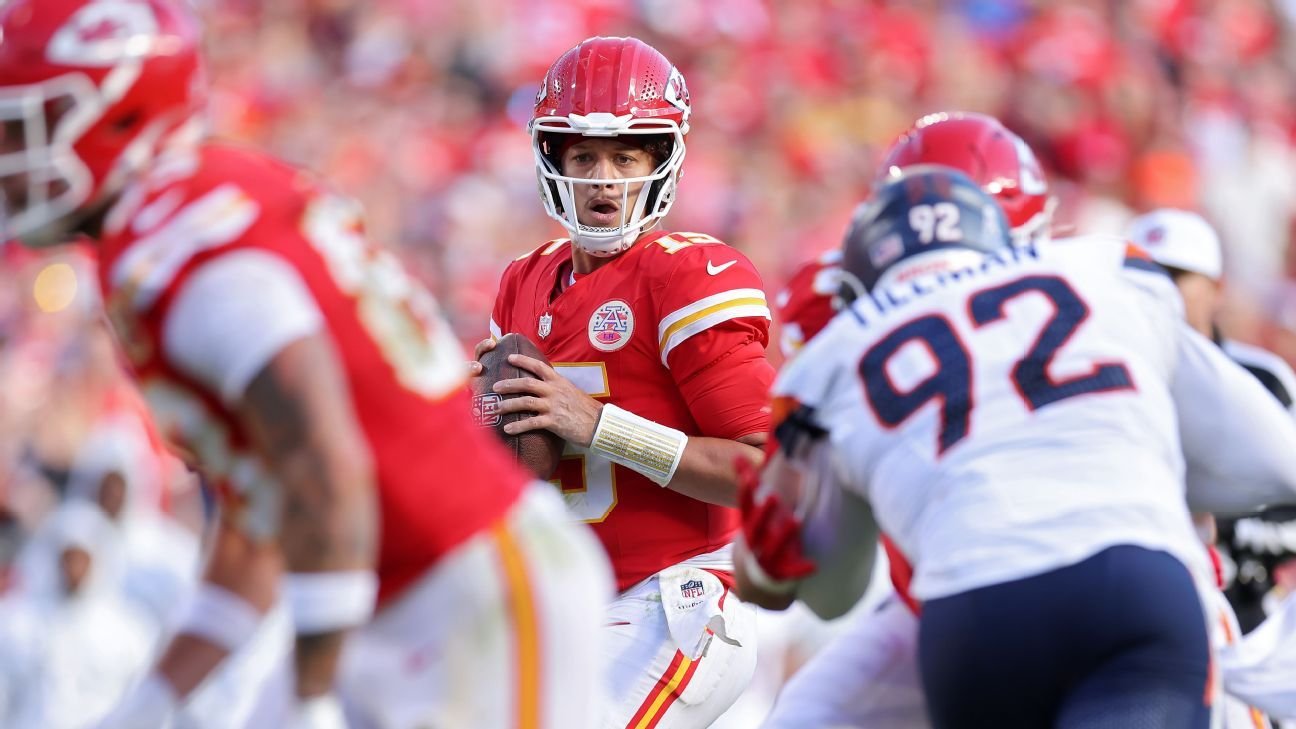 Probabilidades de la semana 11: favoritos de los Chiefs Road en Broncos, Seahawks Light Dogs en Rams