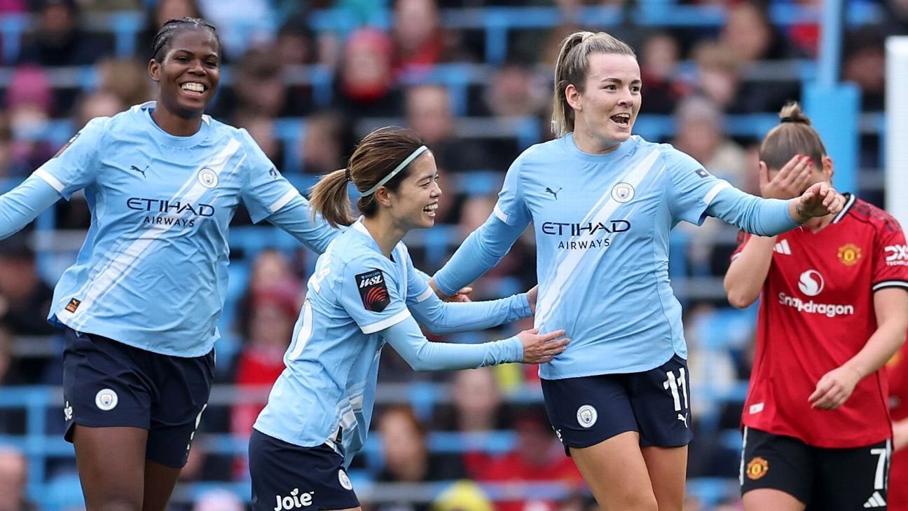 Man City reclamó el título de la WSL en el derbi sobre Man Utd