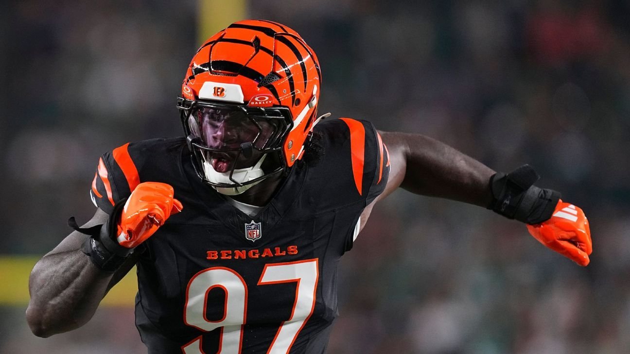 Shemar Stewart de los Bengals fue puesto en IR y se perderá al menos 4 juegos