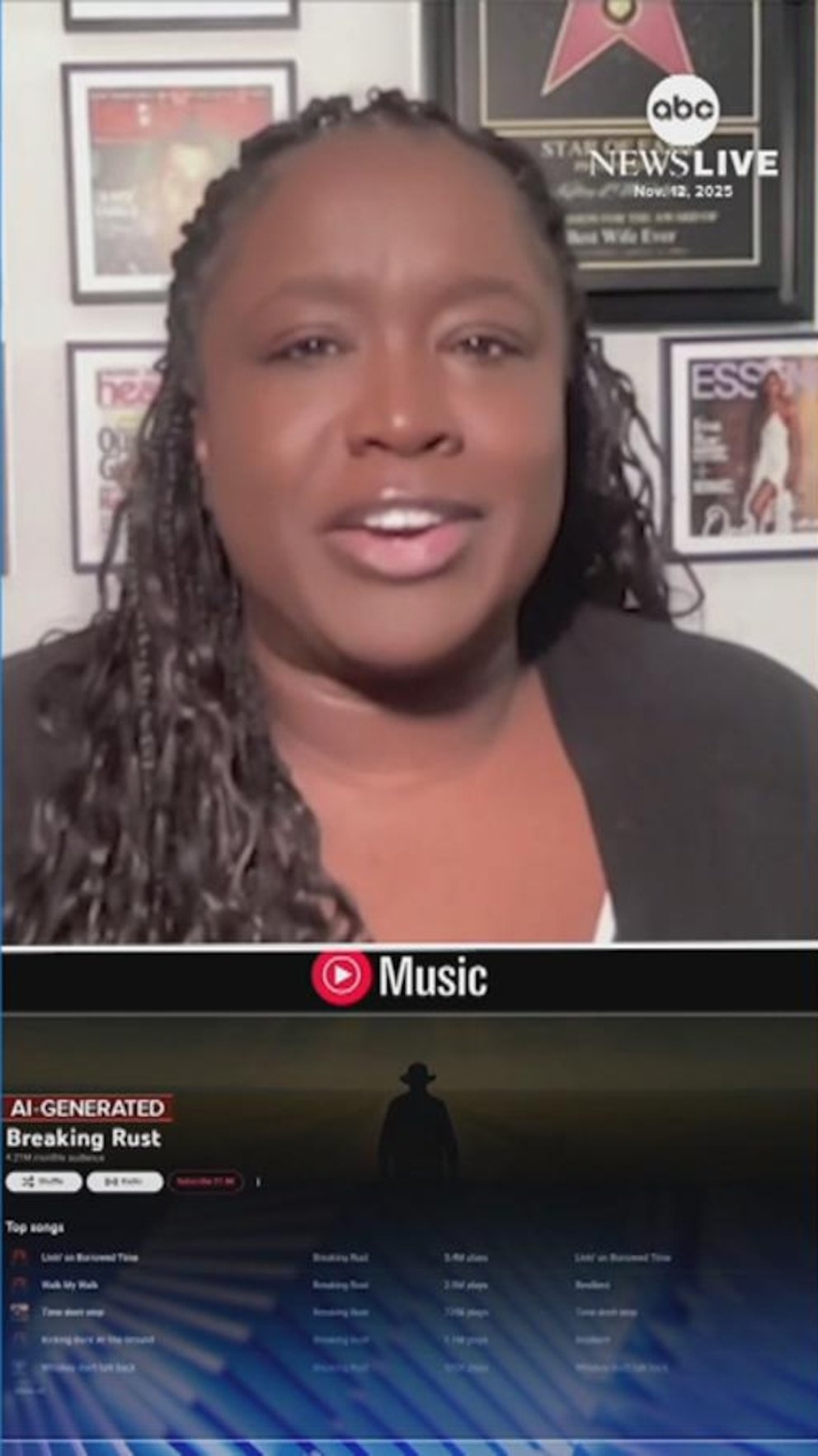 MIRAR: La canción country generada por IA alcanza el puesto número 1 en la lista de Billboard