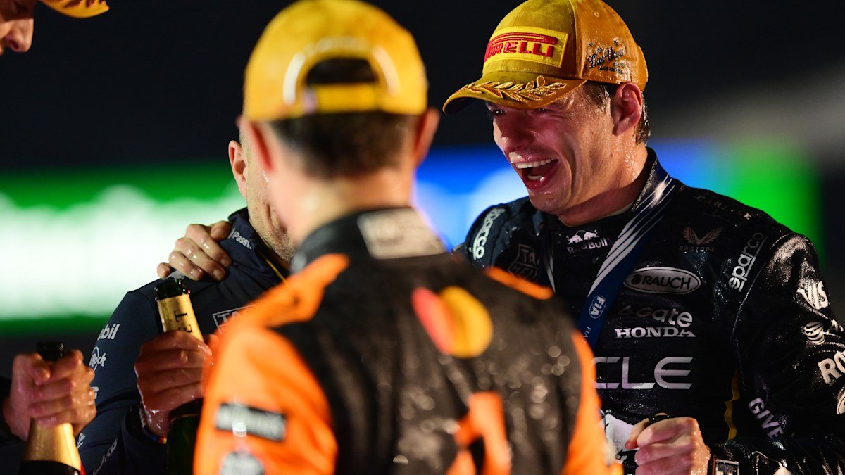 Gran Premio de Las Vegas, Oscar Piastre de McLaren, Lando Norris y Max Verstappen luchan por el campeonato