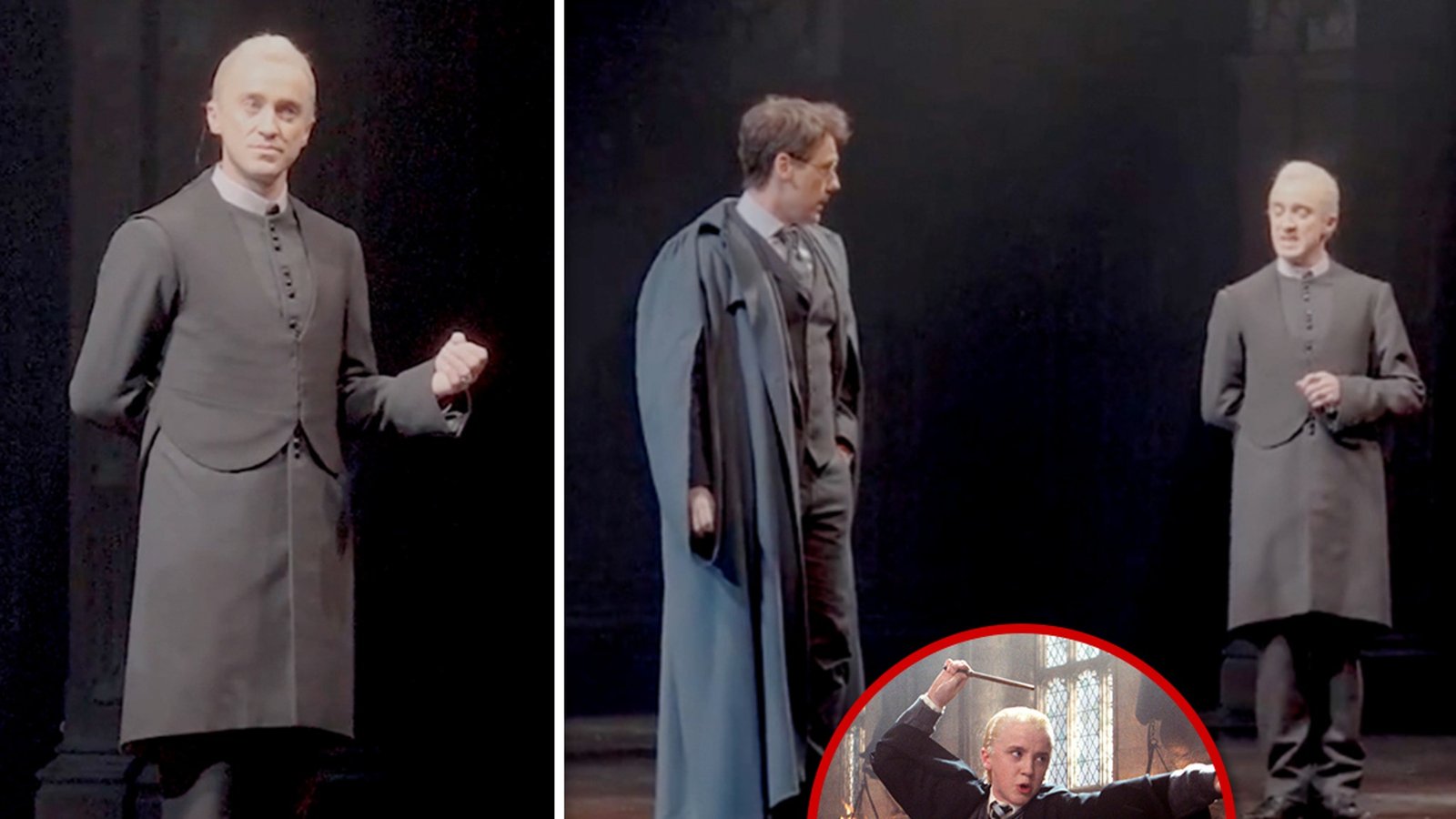 Tom Felton hace su primera aparición como Draco Malfoy en ‘Harry Potter’ de Broadway