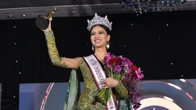 Puteri Indonesia 2025 First Euphy invita a los jóvenes a tomar medidas para superar los problemas ambientales y el cambio climático