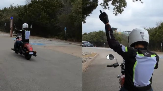 5 señales manuales de motociclistas raramente conocidas