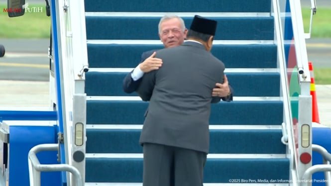 Vea el viaje de amistad del presidente Prabowo con el rey Abdullah II Ibn Al Hussein a su llegada a Indonesia