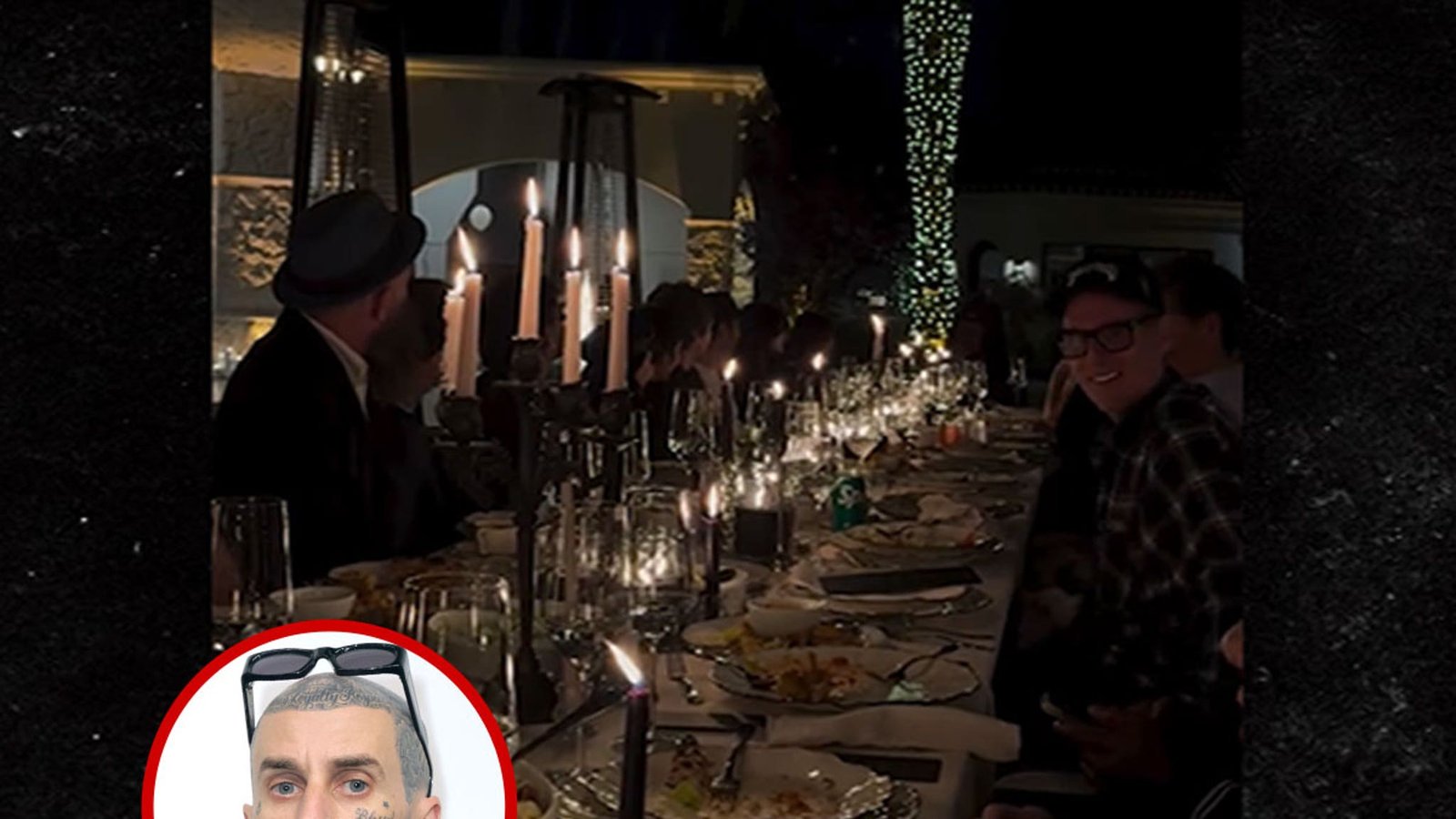 Kourtney Kardashian celebra el cumpleaños número 50 de Travis Barker con una elegante cena a la luz de las velas