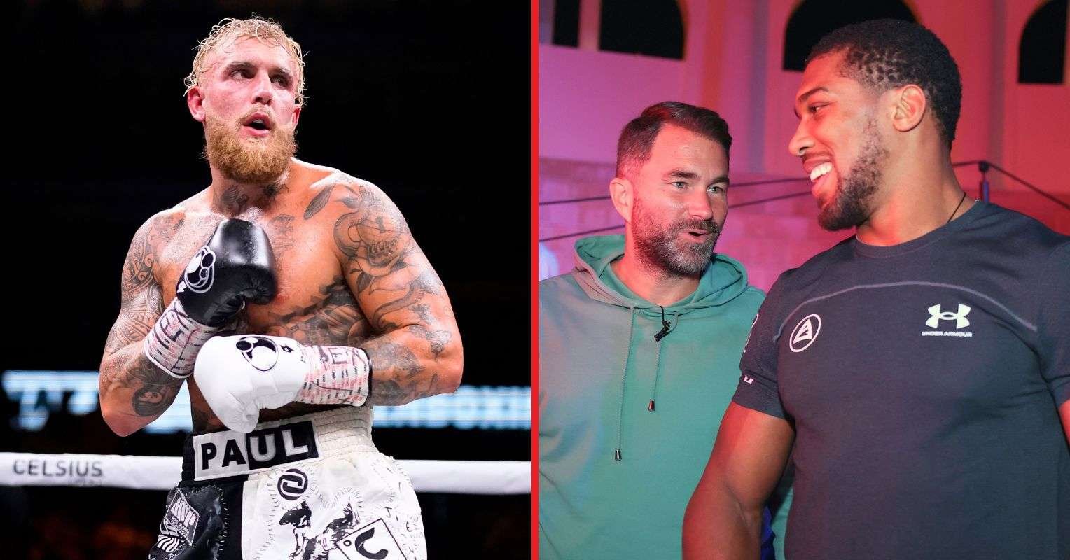 Eddie Hearn reacciona a los informes de que Anthony Joshua peleará con Jake Paul a continuación
