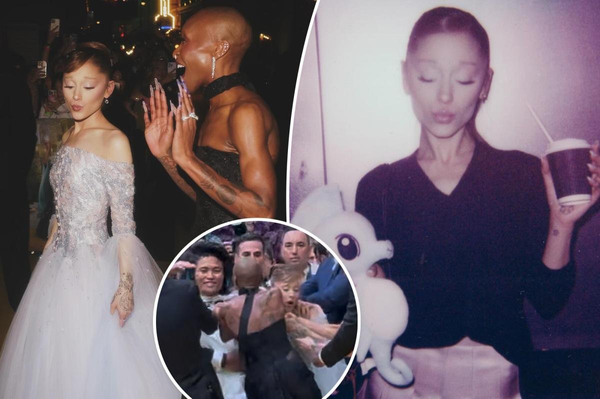 Ariana Grande apaga a sus fanáticos enloquecidos en el estreno de ‘Wicked: For Good’ en Singapur