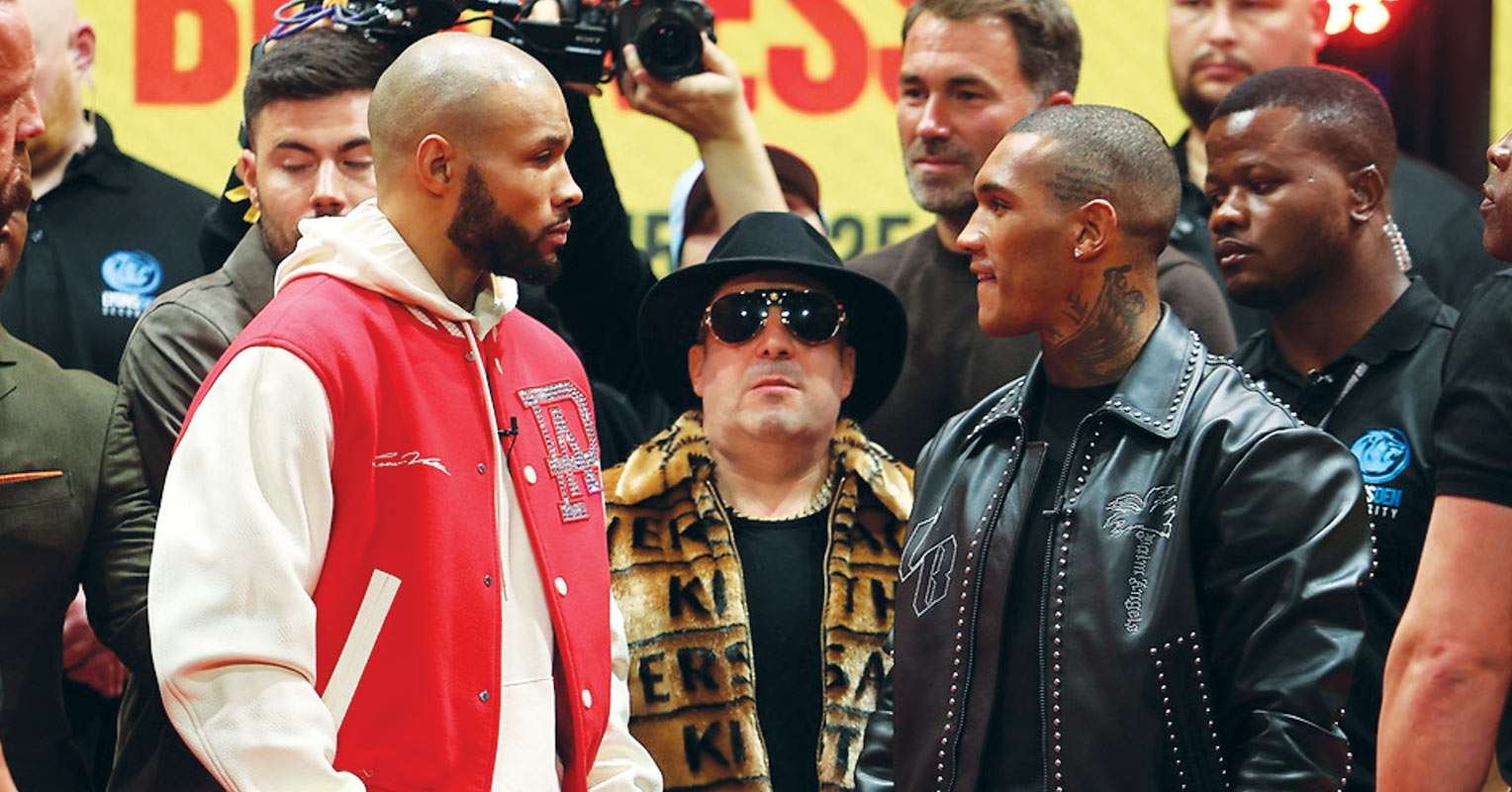 Sorpresas en la báscula cuando se anuncian los resultados del pesaje de Chris Eubank Jr. y Connor Benn