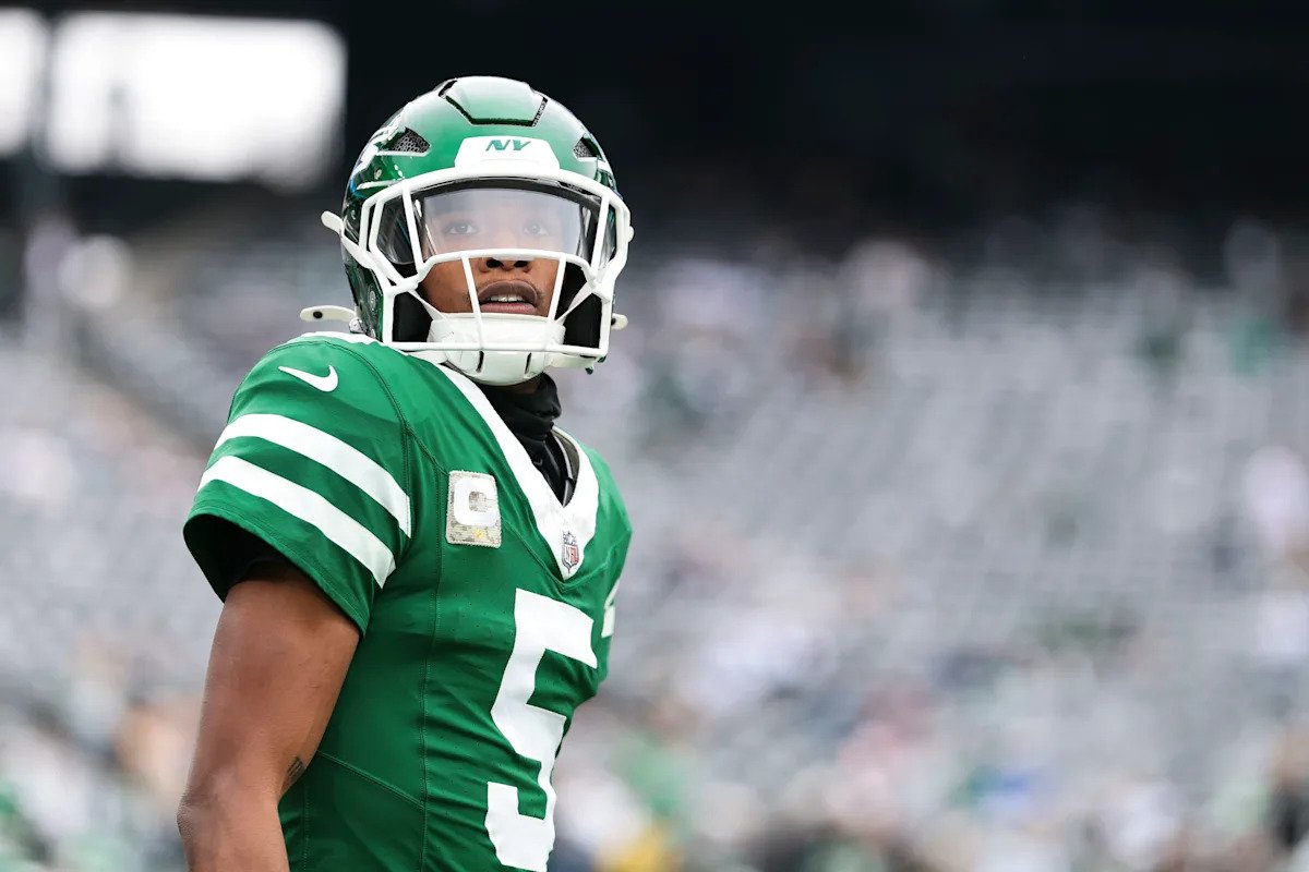 Los Jets colocan al destacado receptor Garrett Wilson en IR con lesión de rodilla antes del partido contra los Patriots