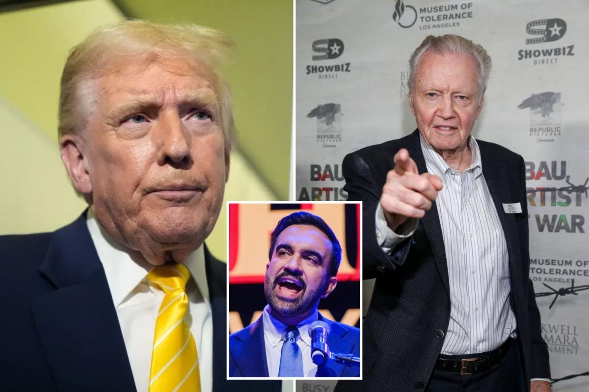 Jon Voight le dice a Trump que él y Mamdani deben salvar a Nueva York del destino de «ciudad de inmundicia socialista»