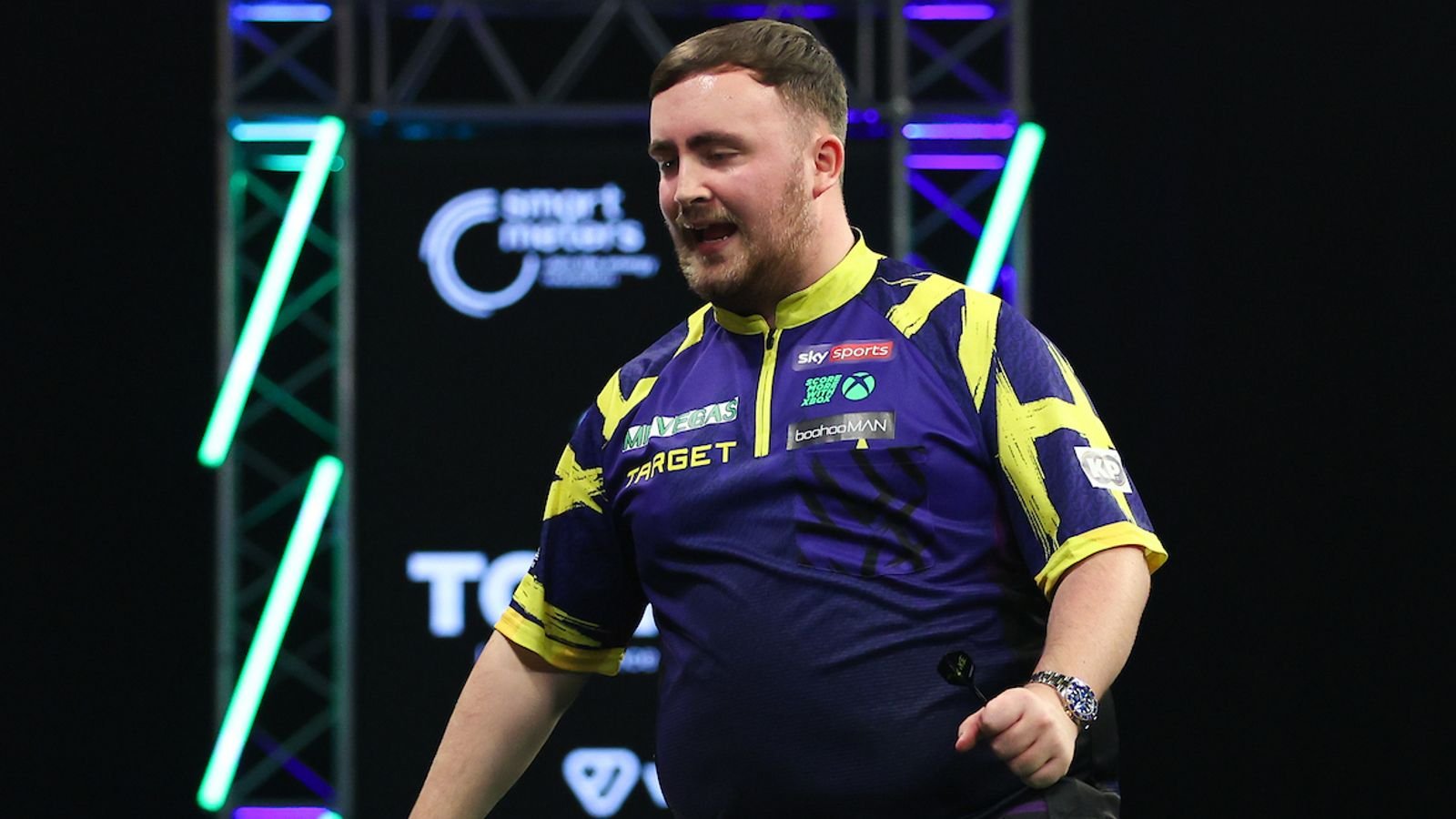 Grand Slam de Dardos: Luke Littler listo para los ‘fuegos artificiales’ contra Josh Rock en cuartos de final | Noticias de dardos