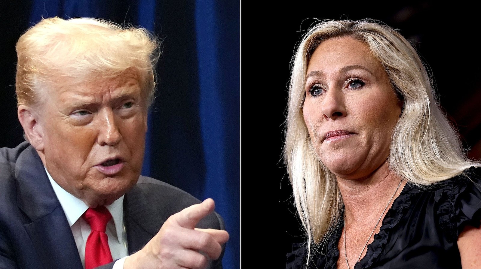 Trump y Marjorie Taylor Green entablan una guerra de palabras por la investigación de Epstein