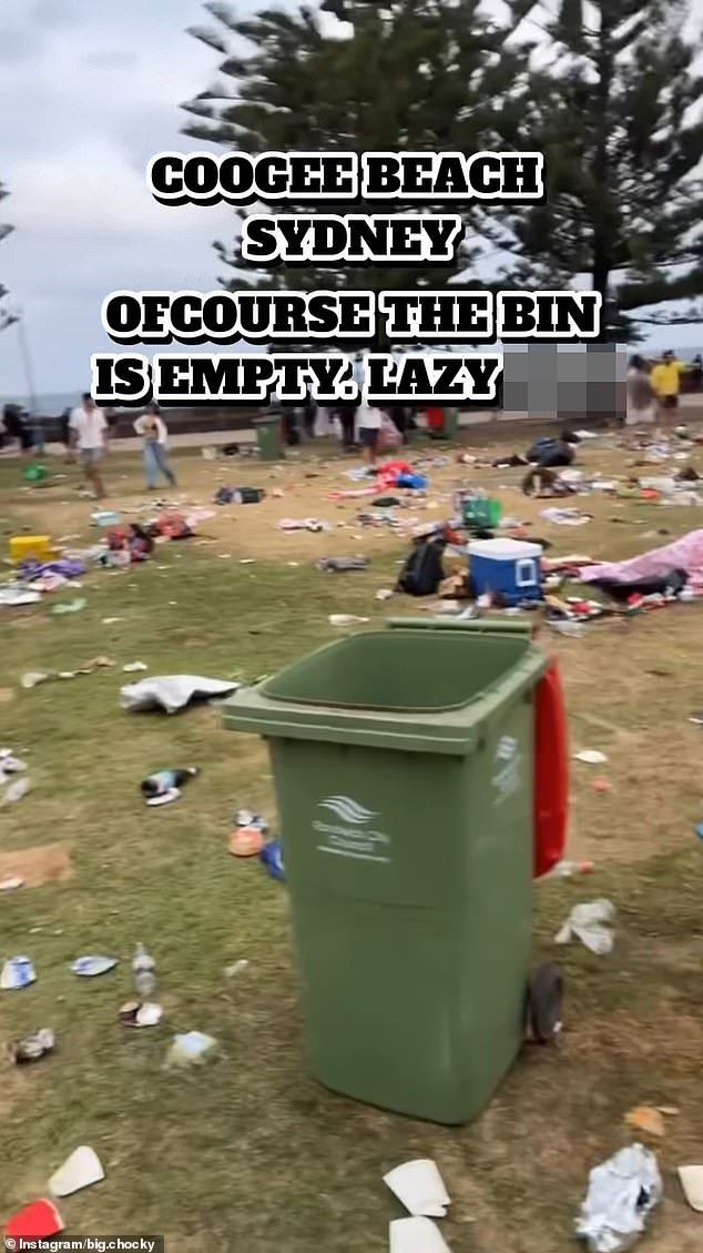 Un australiano perdió la cuenta de lo que todos los demás se perdieron después de que unos mochileros convirtieran una prístina playa australiana en un basurero durante las celebraciones del día de Navidad.