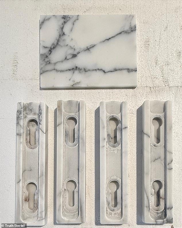 Trump dio un adelanto de la renovación posterior, rebautizada como Kennedy Center