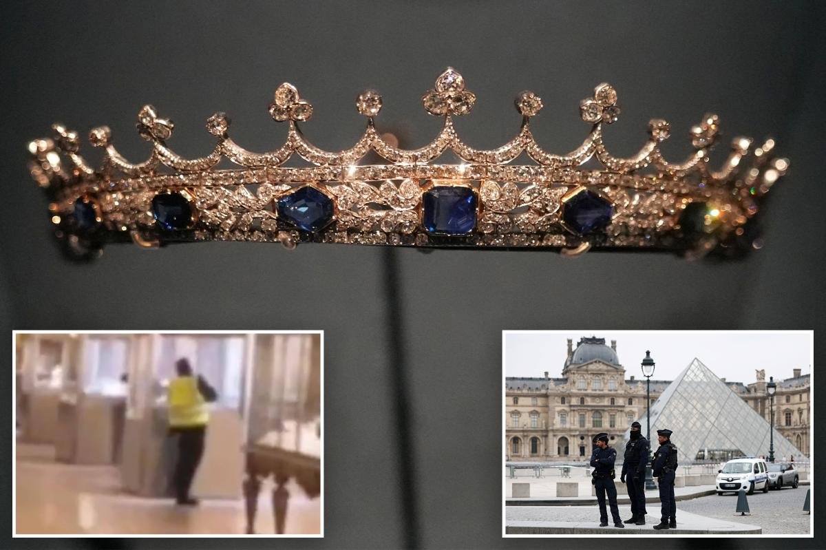 Más joyas reales brillantes en exhibición mientras París aún se recupera del robo del Louvre