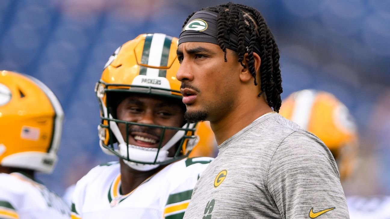 El QB de los Packers, Jordan Love, ha sido descartado por una conmoción cerebral