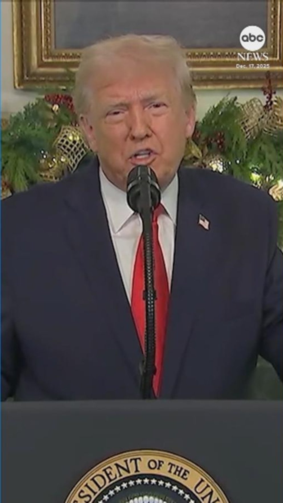 MIRAR: El presidente Trump declara un ‘dividendo guerrero’ para la nación