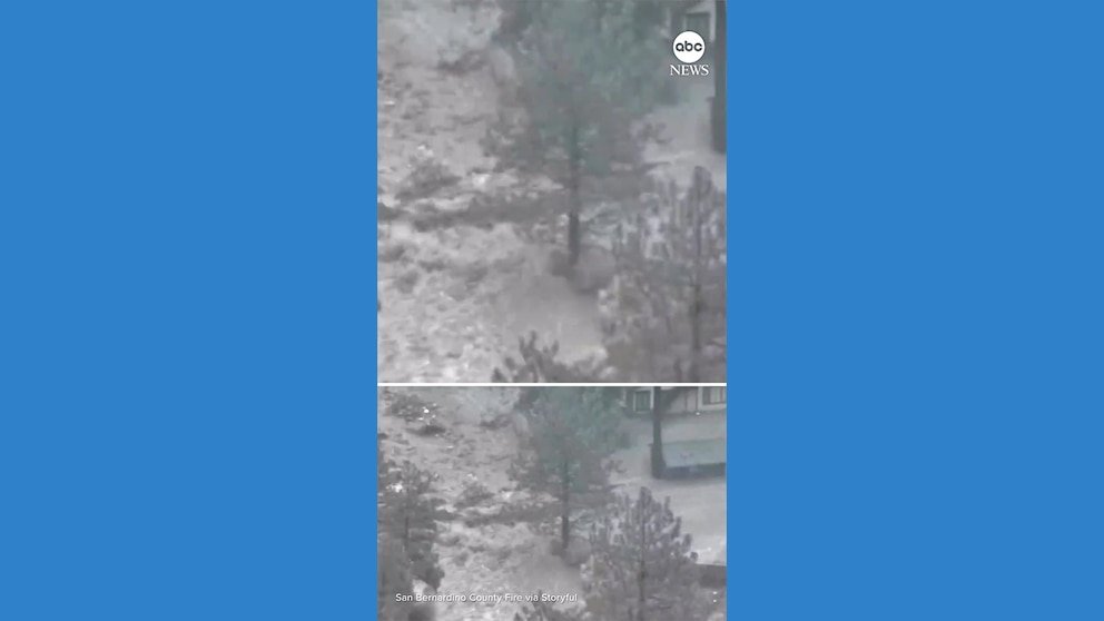 Vídeo Lluvias torrenciales azotan la costa de California durante la semana de Navidad