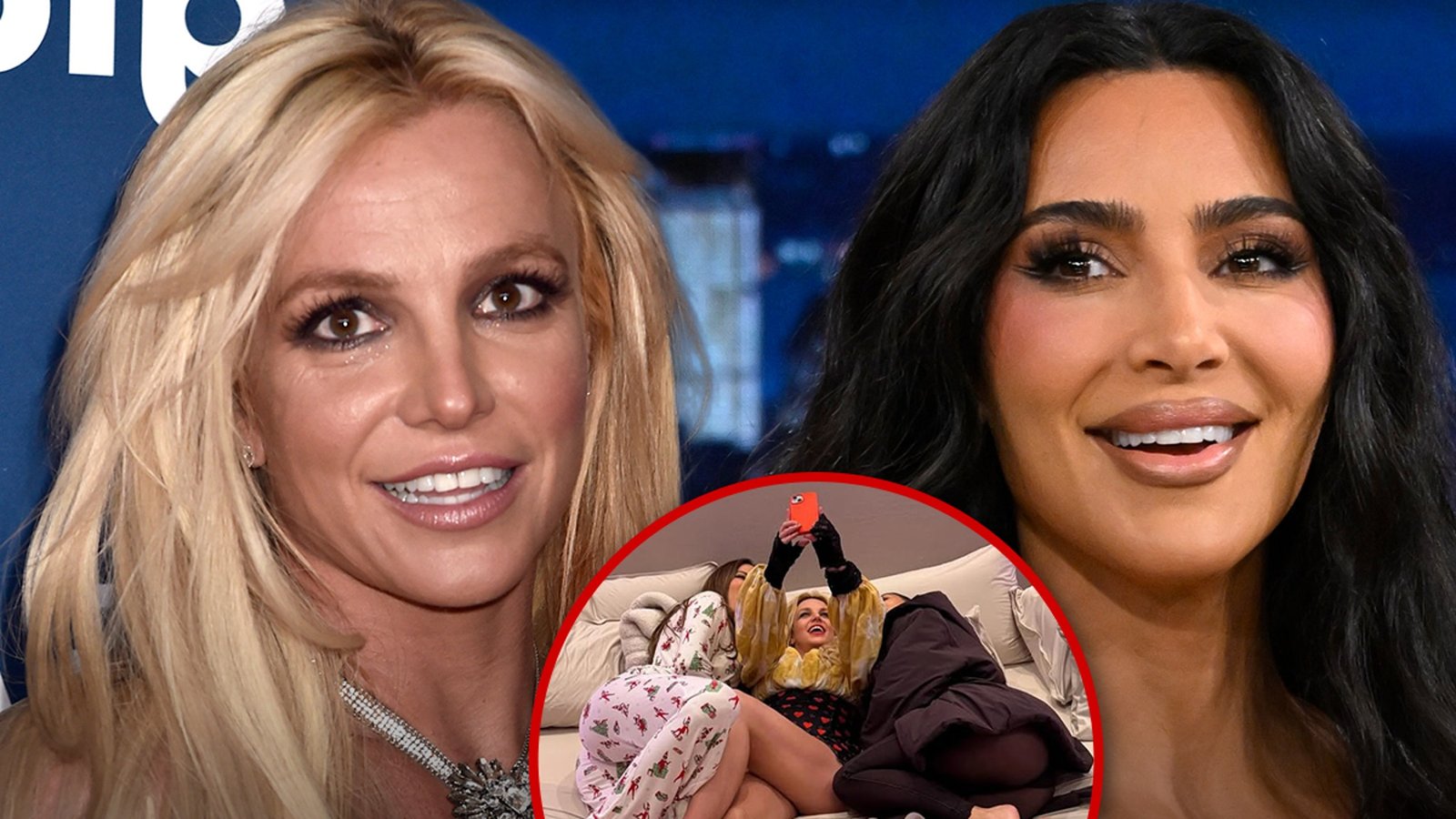 Kim Kardashian comparte una nueva selfie en la cama y en bikini de Britney Spears