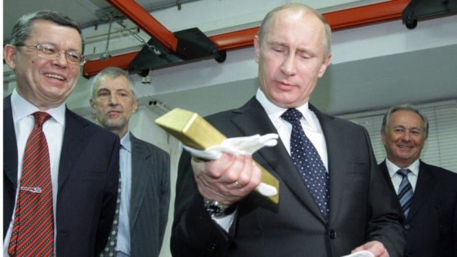 Las reservas de oro de Rusia alcanzan los 5.189 billones de IDR, ¡se aprueban las sanciones occidentales!
