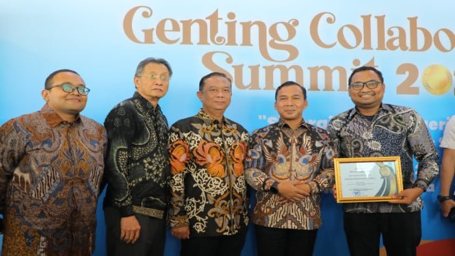 PIK2 ganó la categoría de oro «Genting Award» por su compromiso de colaboración en la reducción del retraso del crecimiento en Tangerang Regency.
