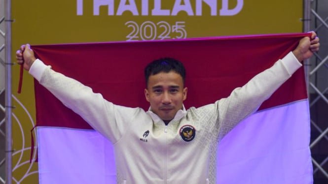 Aprizal rompe un huevo a los 30 años y pone fin a la larga espera por la plata de los SEA Games 2025