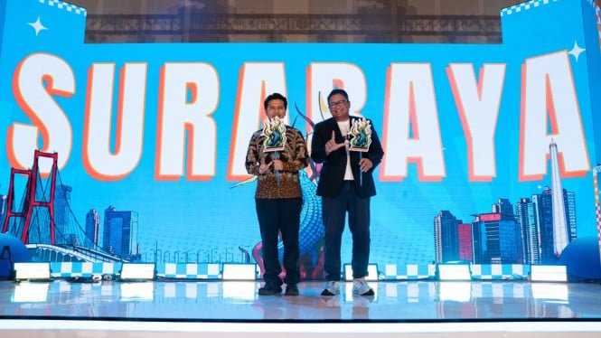 Livin Fest 2025 aterriza en Surabaya, Bank Mandiri lanza la economía regional a través de 400 mipymes inquilinos