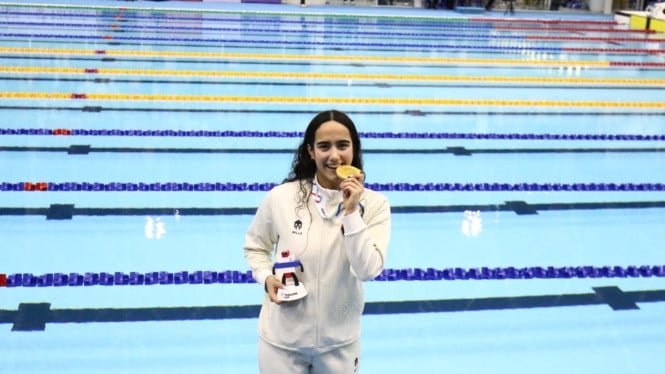 Masniari Wolf ganó la medalla de oro en natación de los SEA Games 2025