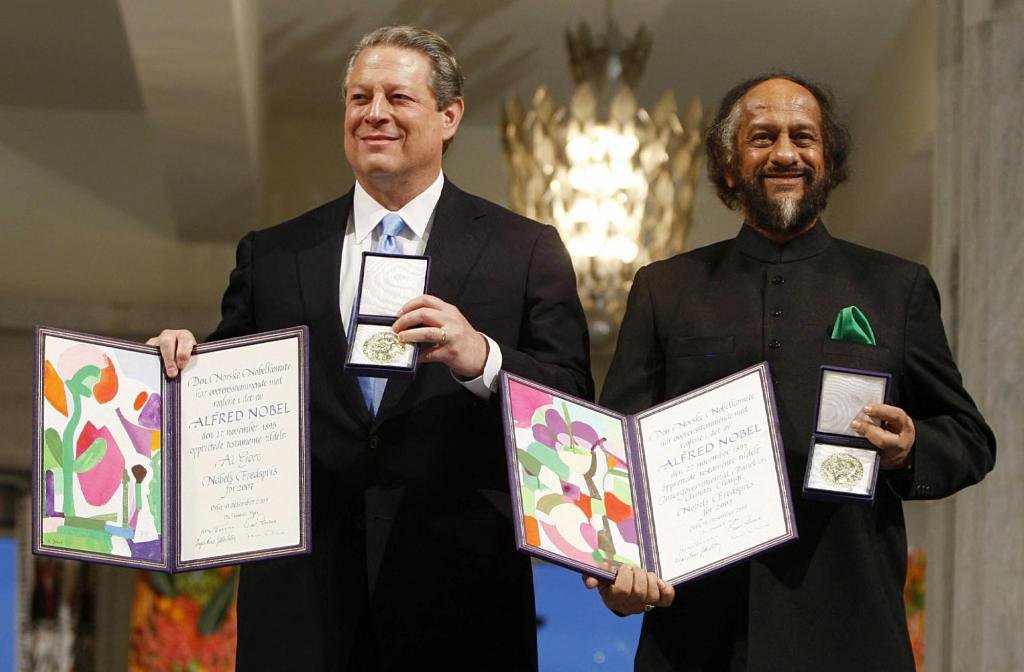 El 10 de diciembre el exvicepresidente Al Gore aceptó el Premio Nobel de la Paz