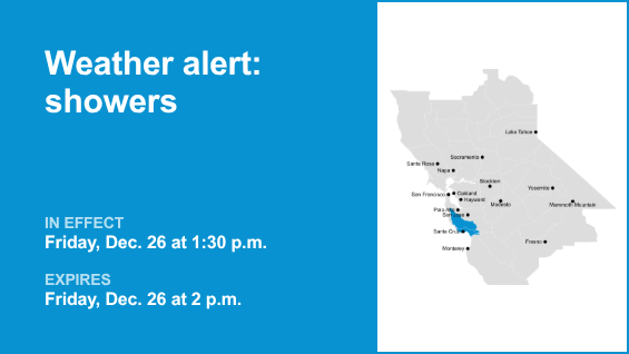 Advertencia meteorológica por lluvia en las montañas de Santa Cruz y el norte de la Bahía de Monterey el viernes por la tarde – The Mercury News
