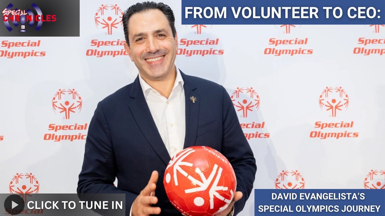 David Evangelista, nuevo CEO de Olimpiadas Especiales, presentado en el Podcast de Crónicas Especiales