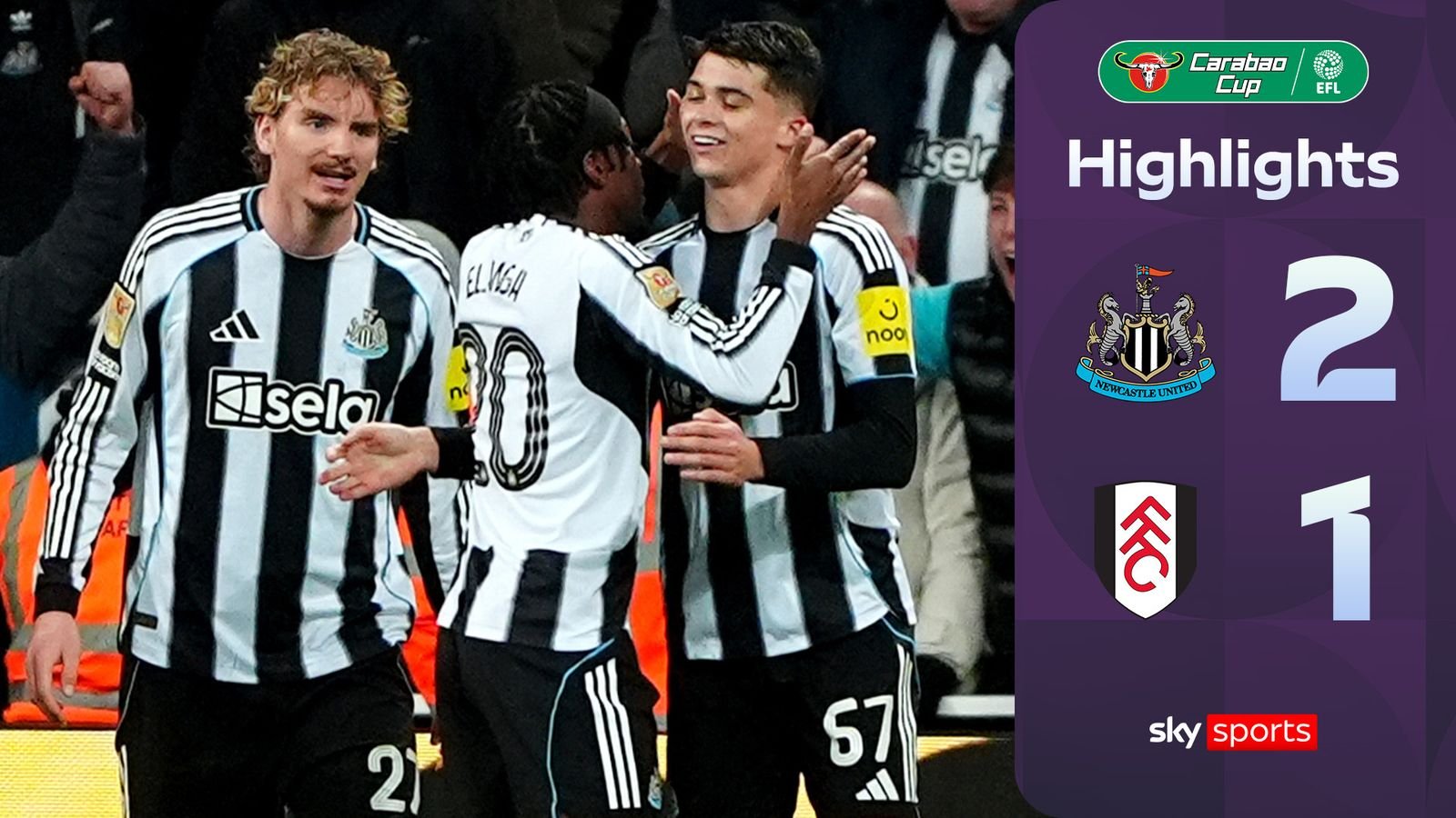 El cabezazo del chico local Miley envía al Newcastle a las semifinales de la Copa Carabao