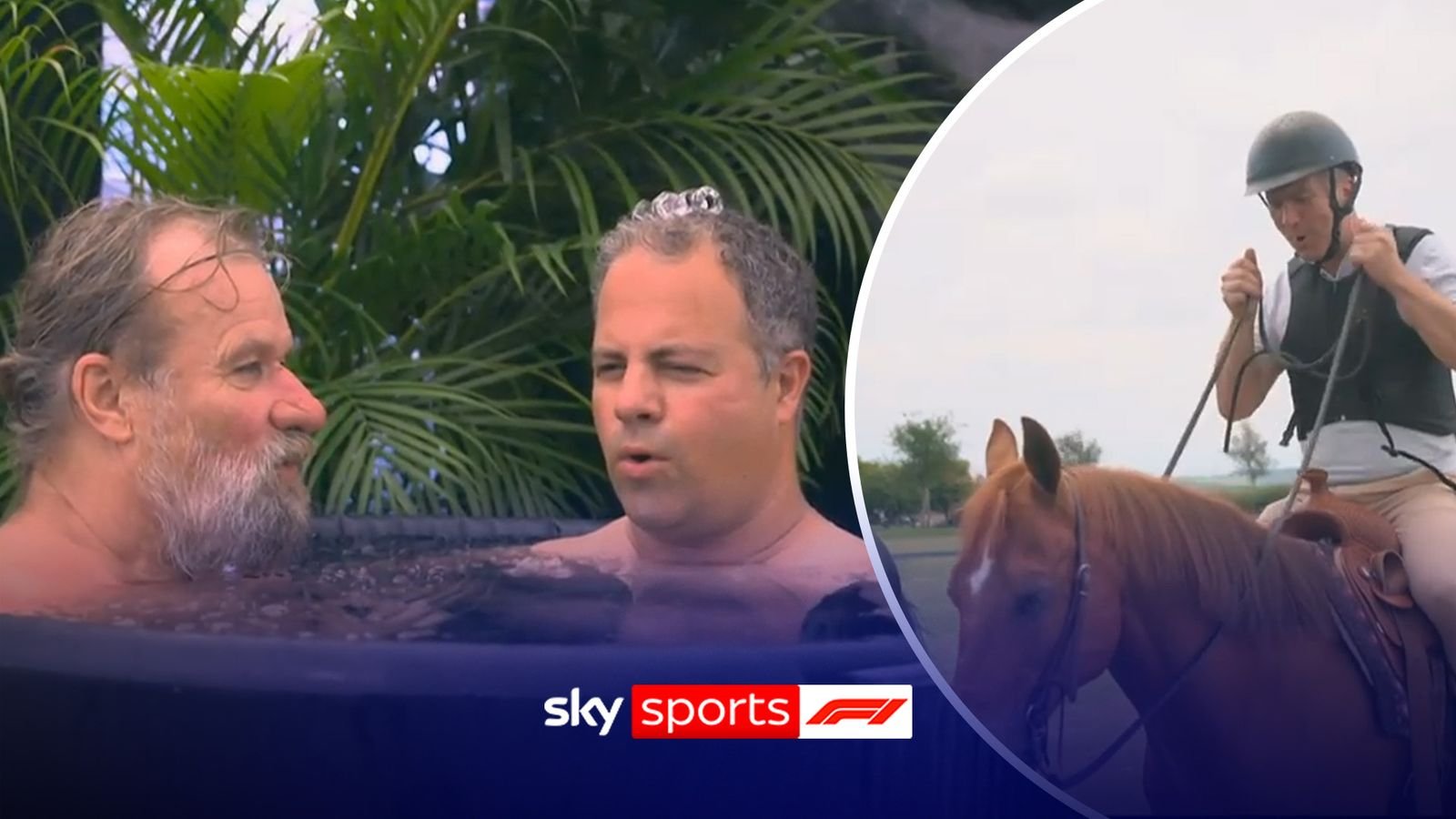 Frijoles horneados, baño de hielo y rábano picante ¡Los momentos más divertidos de Sky Sports F1 de 2025!