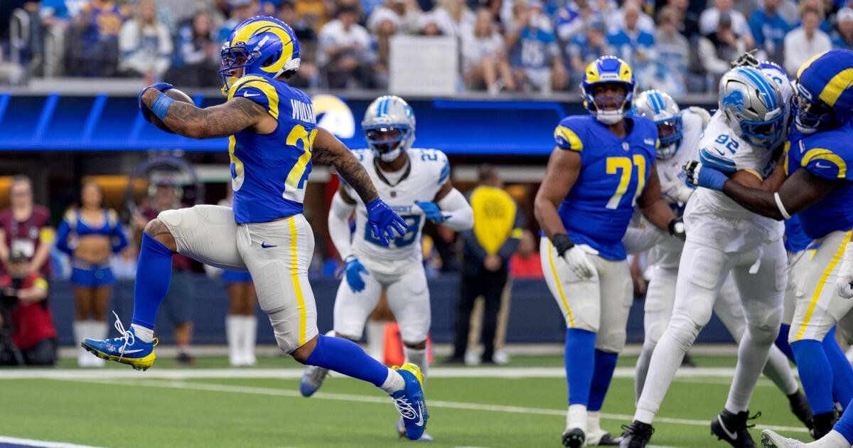 Los Rams se recuperan para vencer a los Detroit Lions y asegurarse un lugar en los playoffs