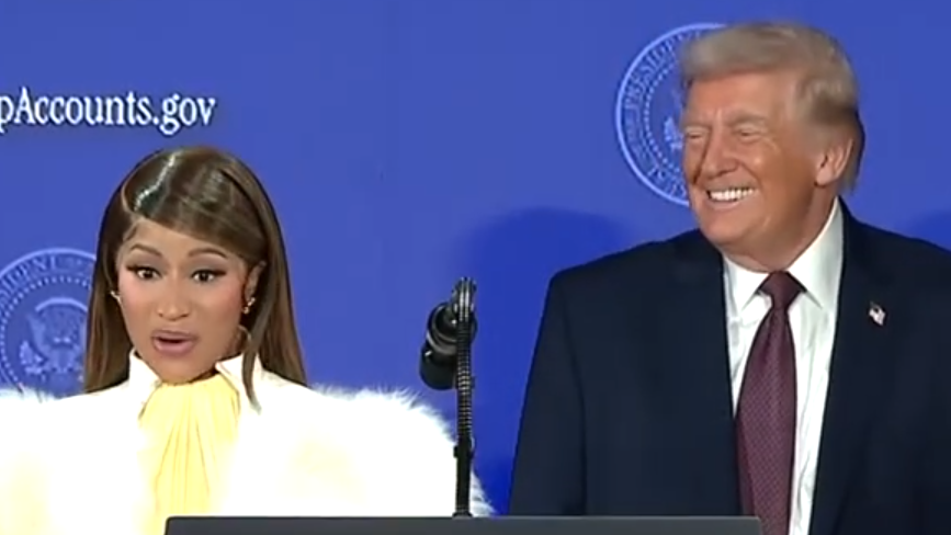 Nick Minaj está entusiasmado con la tarjeta dorada de Trump y la próxima ciudadanía