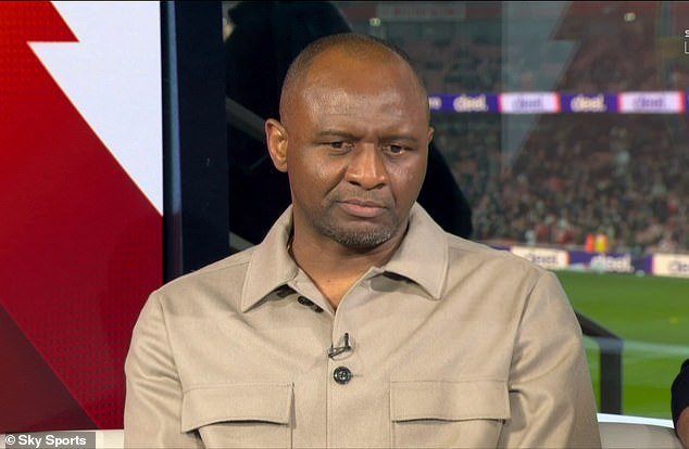 Patrick Vieira cuestiona la «fuerza mental» del Arsenal después de la derrota del Man United y critica a dos estrellas de los Gunners por no causar problemas en ataque