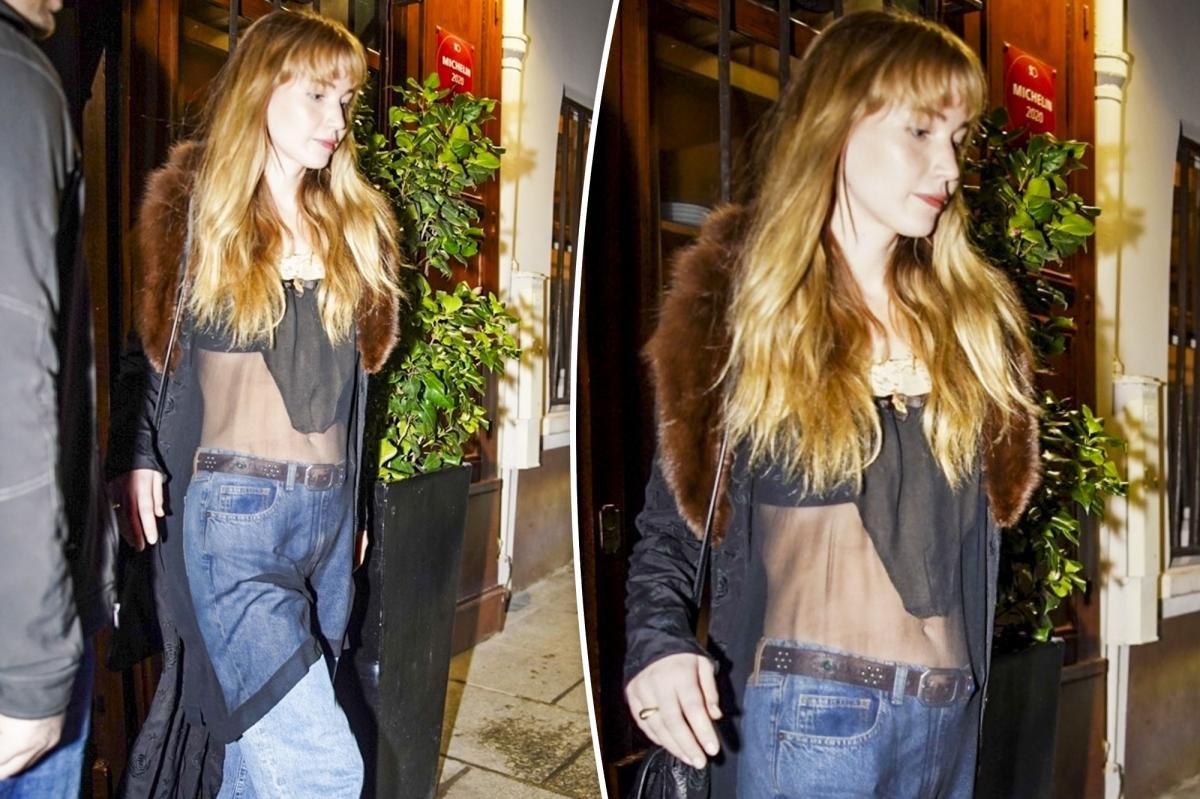 Jennifer Lawrence salió perfecta con un vestido revelado en París