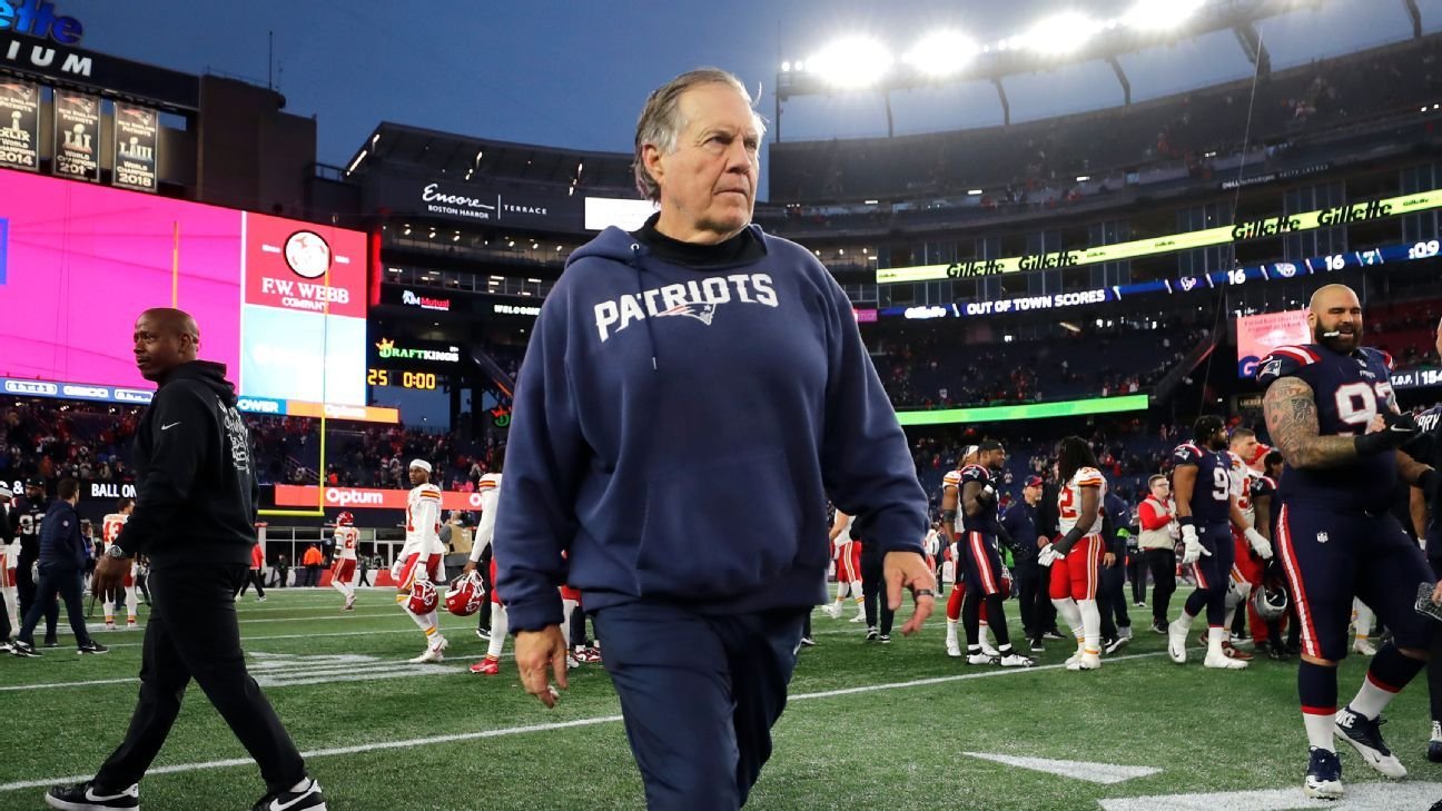 Fuentes: Bill Belichick no fue miembro del Salón de la Fama en la primera votación