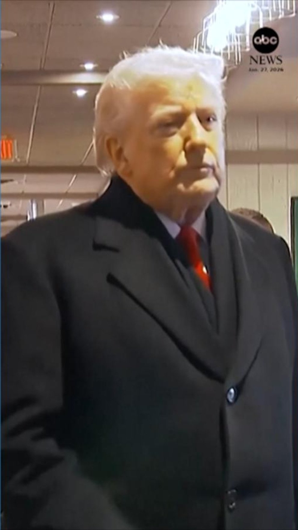 Video Trump calificó el tiroteo de Alex Pretty como un «incidente muy, muy desafortunado».