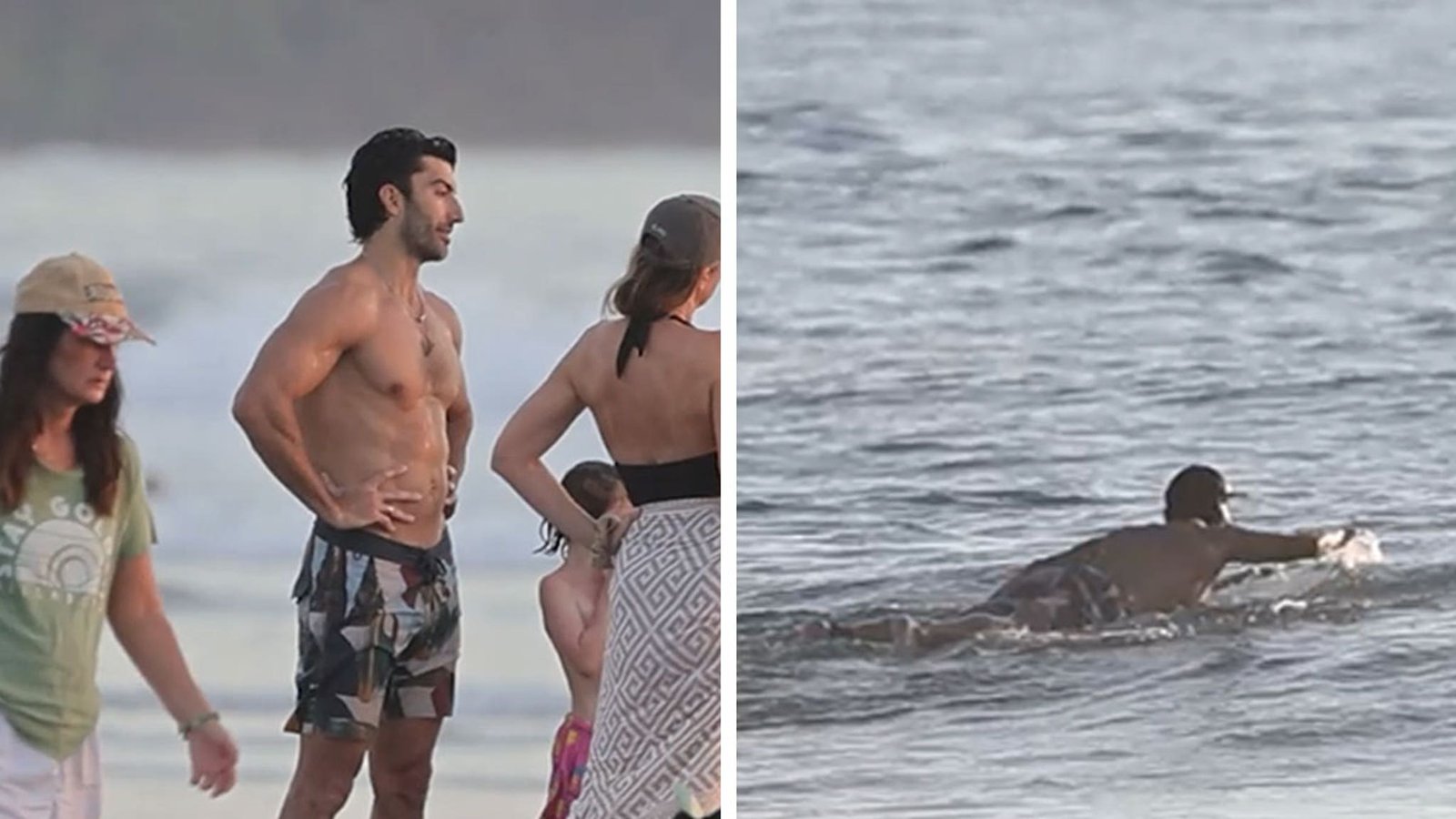 Justin Baldoni surfeando en Costa Rica en un viaje de cumpleaños en medio de agitación legal, ver video