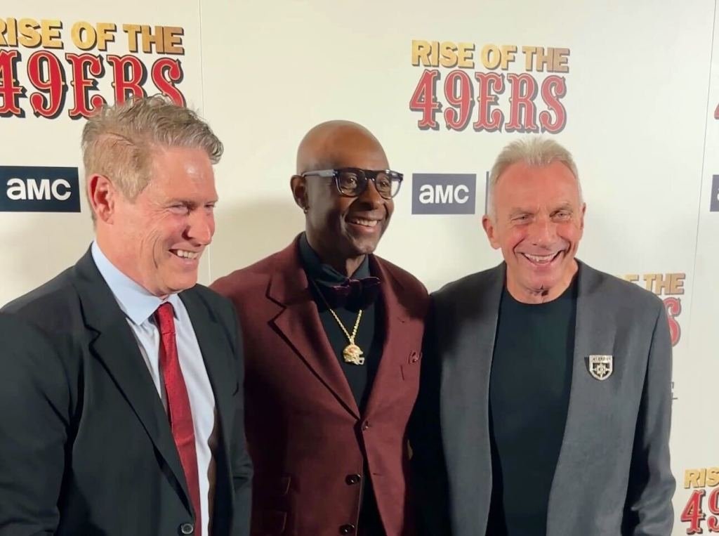 Joe Montana, Jerry Rice y Steve Young brillan en el estreno de ‘Rise of the 49ers’