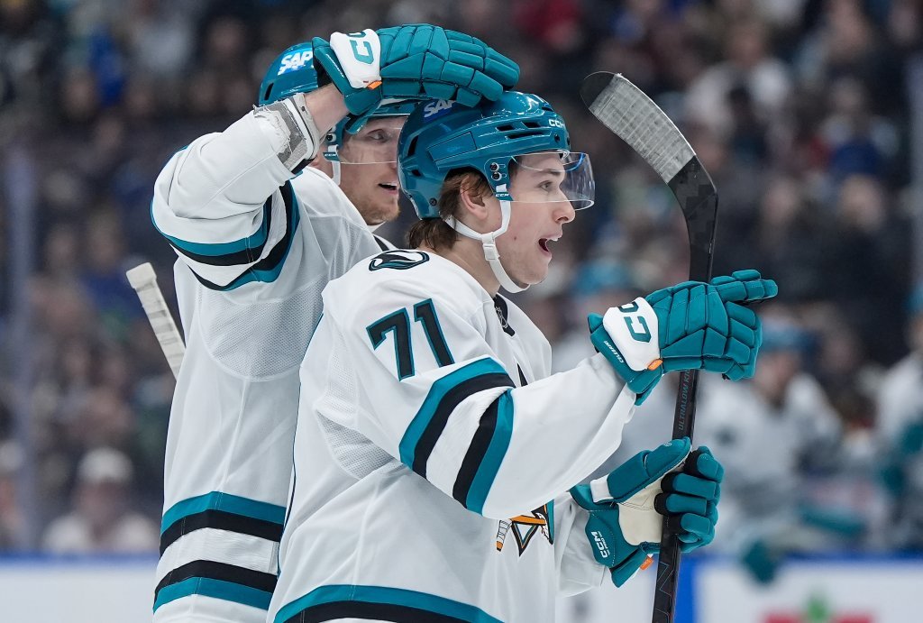 McLean Celebrini y San Jose Sharks explotan para comenzar el viaje de los Vancouver Canucks
