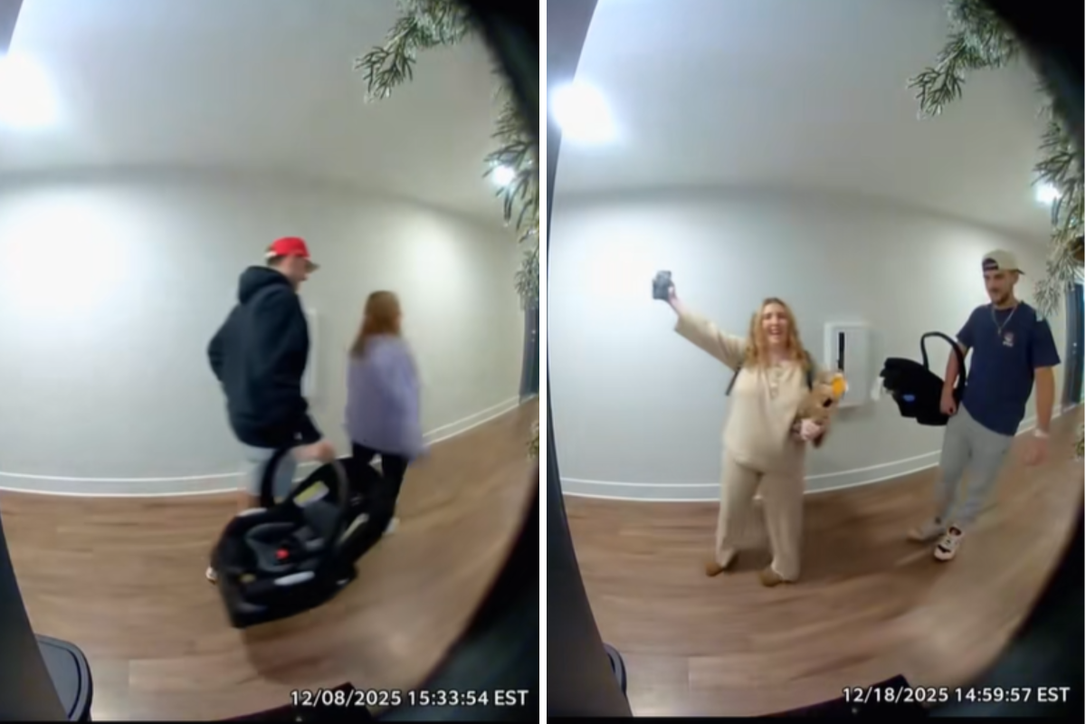 Cómo una madre derrite el corazón de sus vecinos con la llegada de un recién nacido