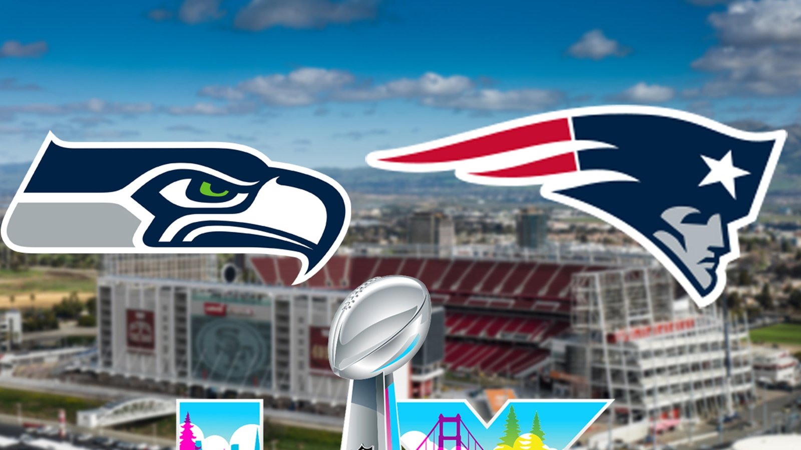 Conjunto de enfrentamientos del Super Bowl LX, ¡Seahawks vs. Patriots!